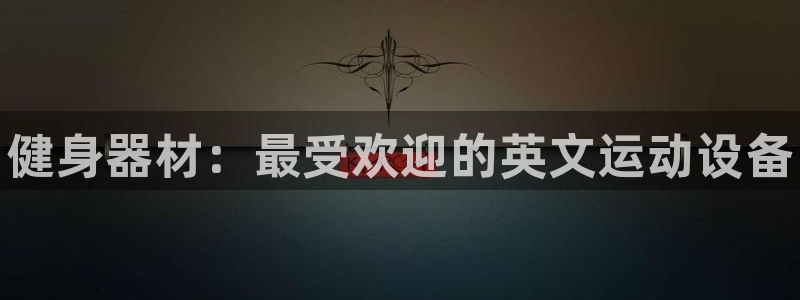 尊龙网平台:健身器材:最受欢迎的英文运动设备